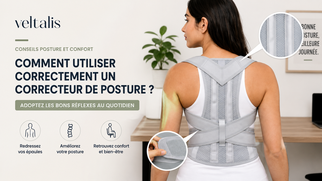 Comment utiliser correctement un correcteur de posture ?