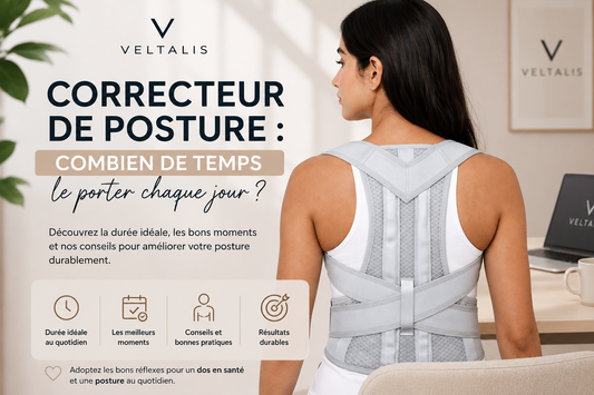 Correcteur de posture : combien de temps le porter chaque jour ?