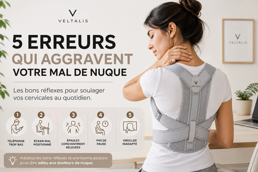 Mal de nuque : les erreurs du quotidien qui aggravent vos douleurs