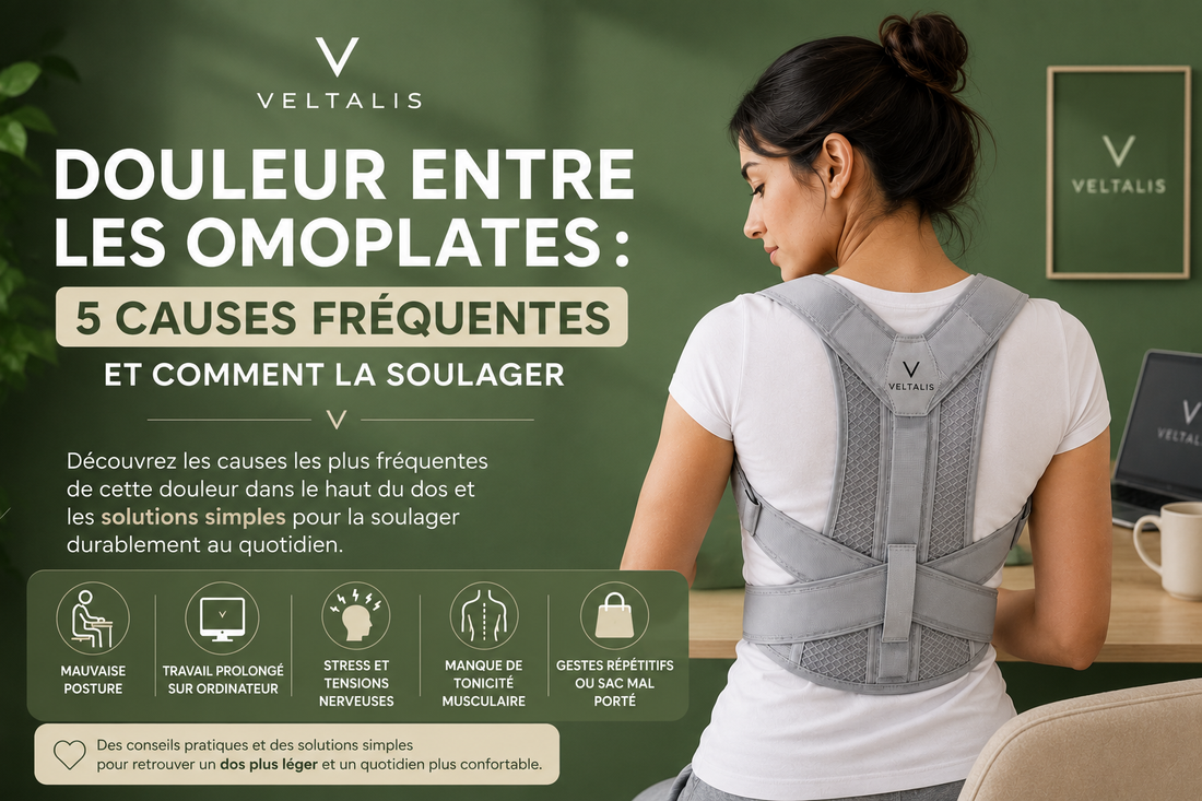 Douleur entre les omoplates : 5 causes fréquentes et comment la soulager