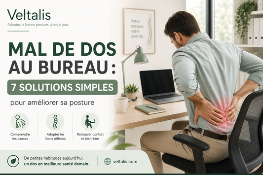 Mal de dos au bureau : 7 conseils pour améliorer votre posture