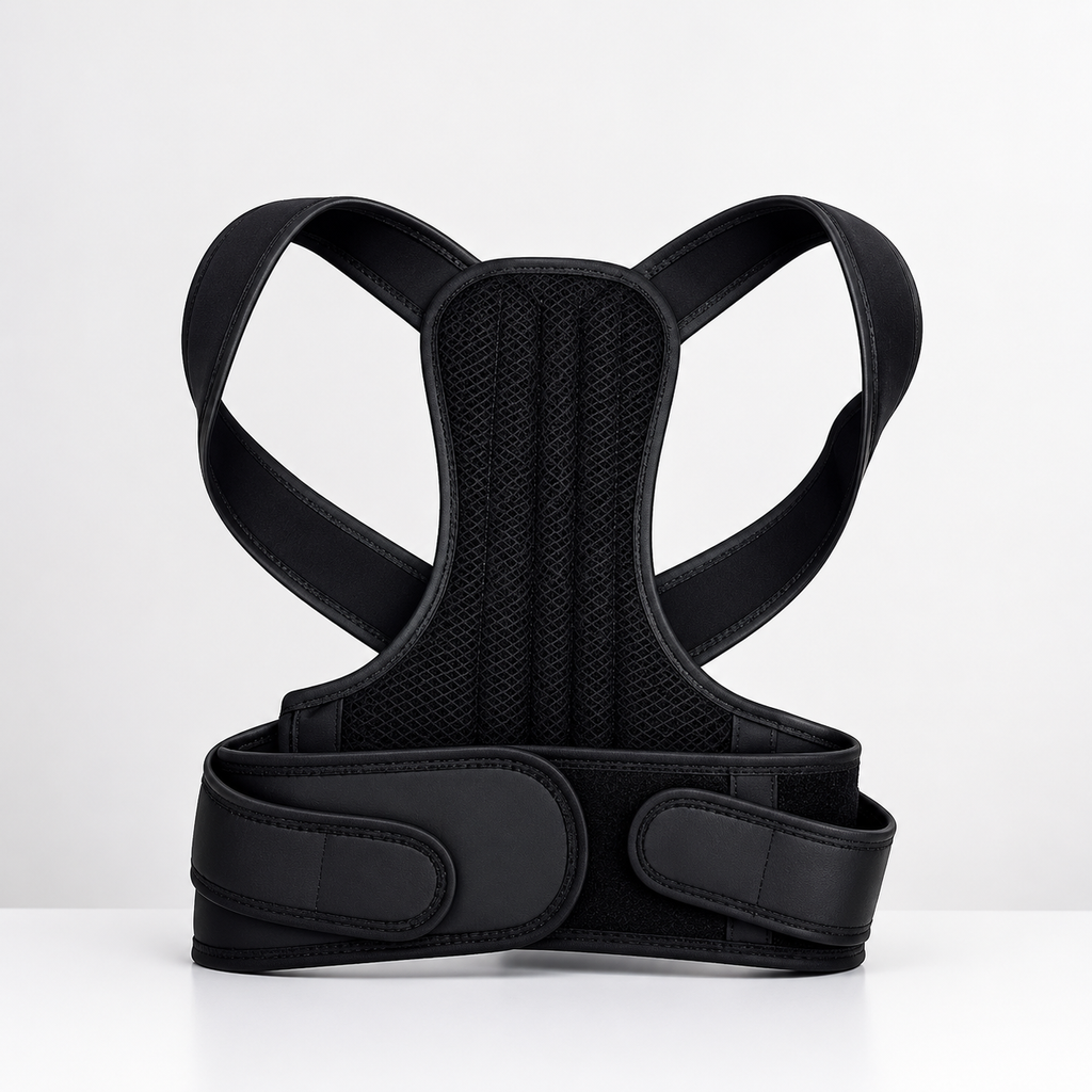 Correcteur de posture Veltalis noir avec sangles réglables