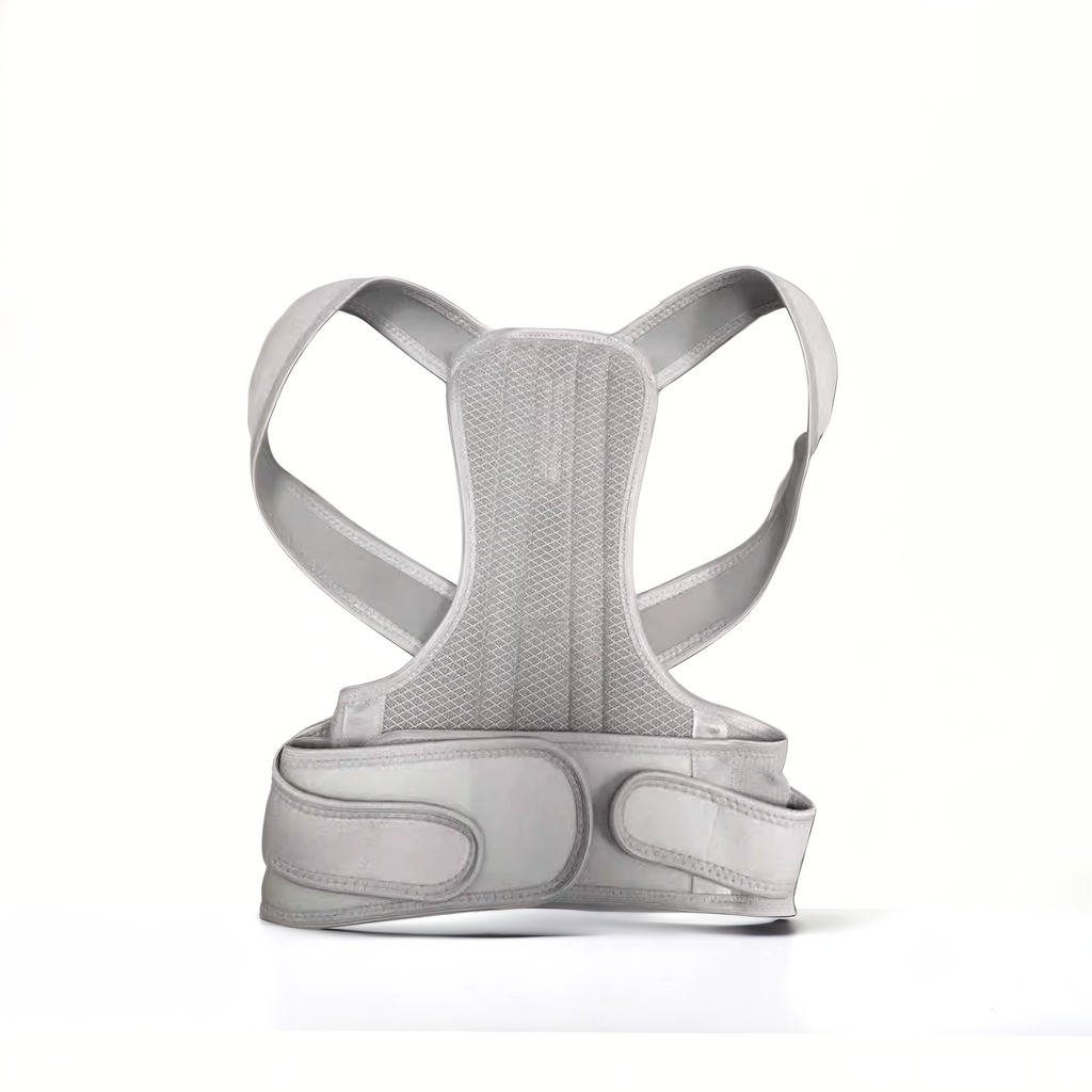 Correcteur de posture Veltalis gris avec sangles réglables